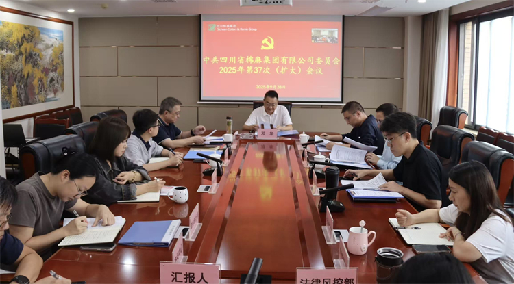 集團(tuán)公司召開2025年第37次黨委（擴(kuò)大）會議